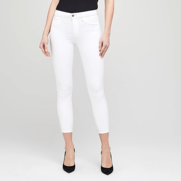 L'AGENCE Denim - L’Agence Margot High rise white skinny jeans 27